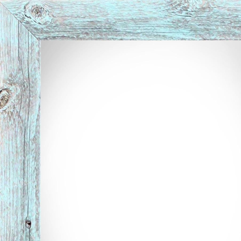 8.5" x 11" Blue Solid Wood Hanging Picture Frame-2