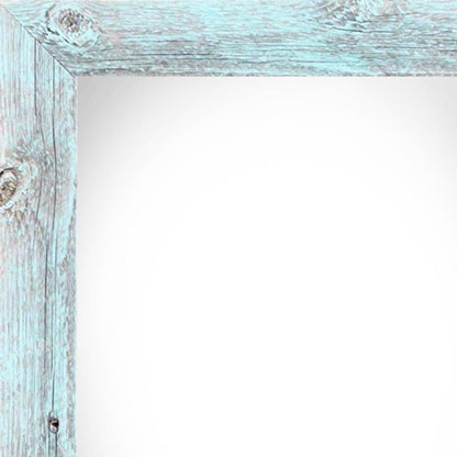 8.5" x 11" Blue Solid Wood Hanging Picture Frame-2