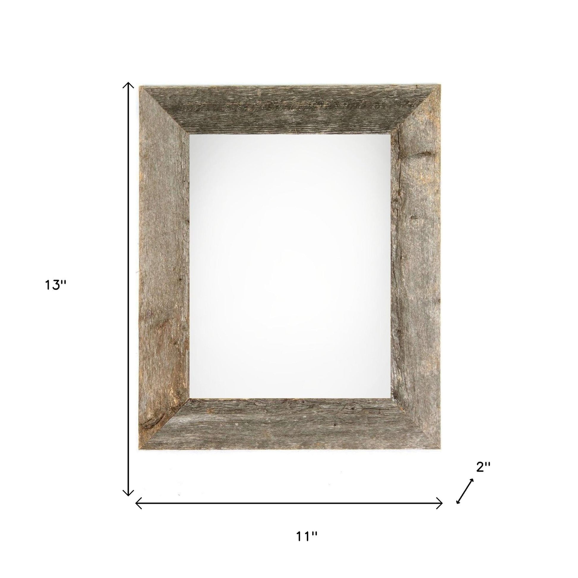 8" x 10" Gray Solid Wood Tabletop Picture Frame-7