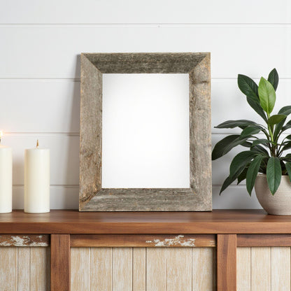 8" x 10" Gray Solid Wood Tabletop Picture Frame-1