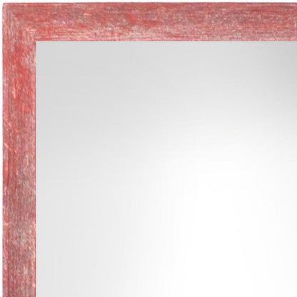 11" x 14" Red Solid Wood Hanging Picture Frame-2