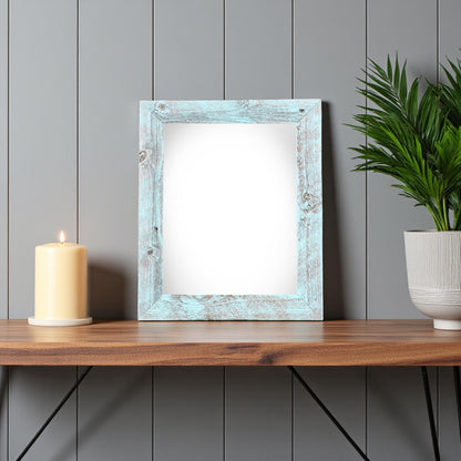 8" x 10" Blue Solid Wood Tabletop Picture Frame-1