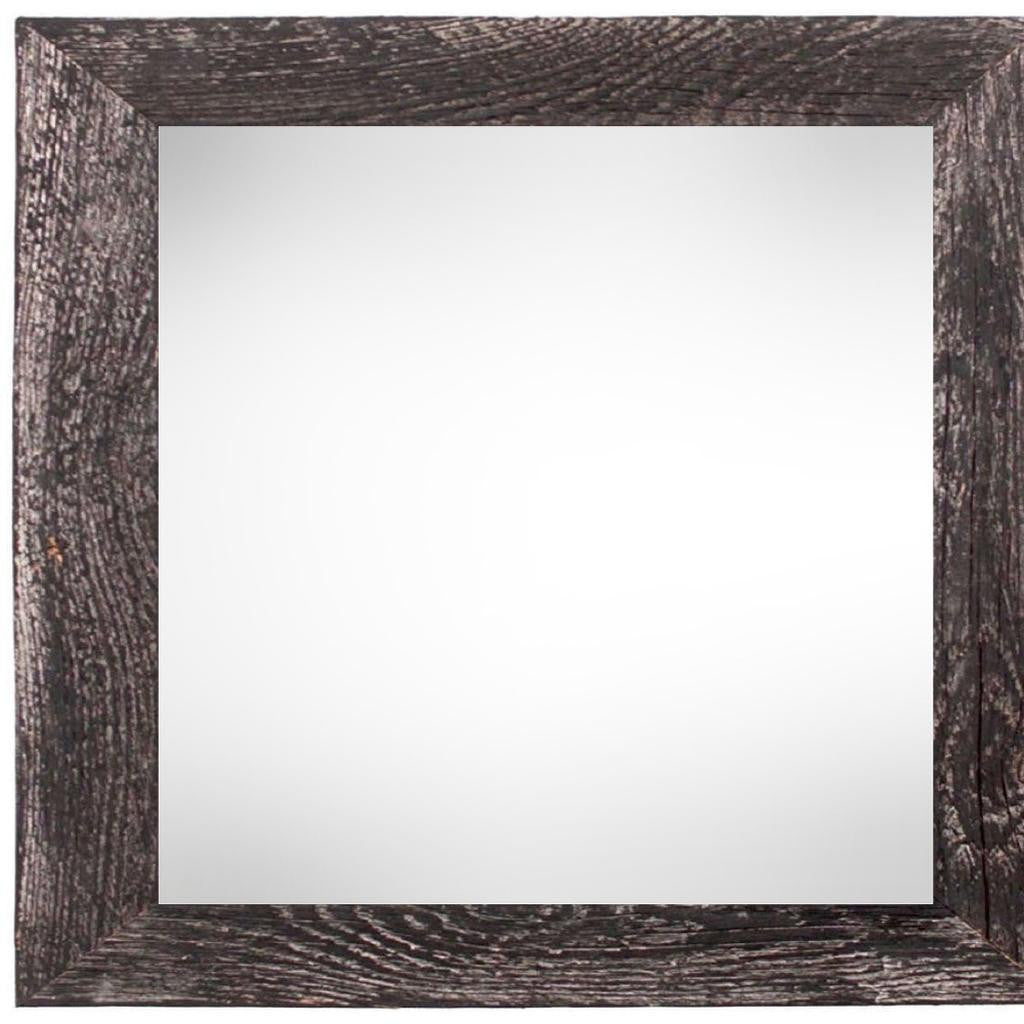 8" x 8" Black Solid Wood Tabletop Picture Frame-2
