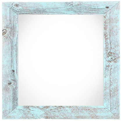8" x 8" Blue Solid Wood Tabletop Picture Frame-2
