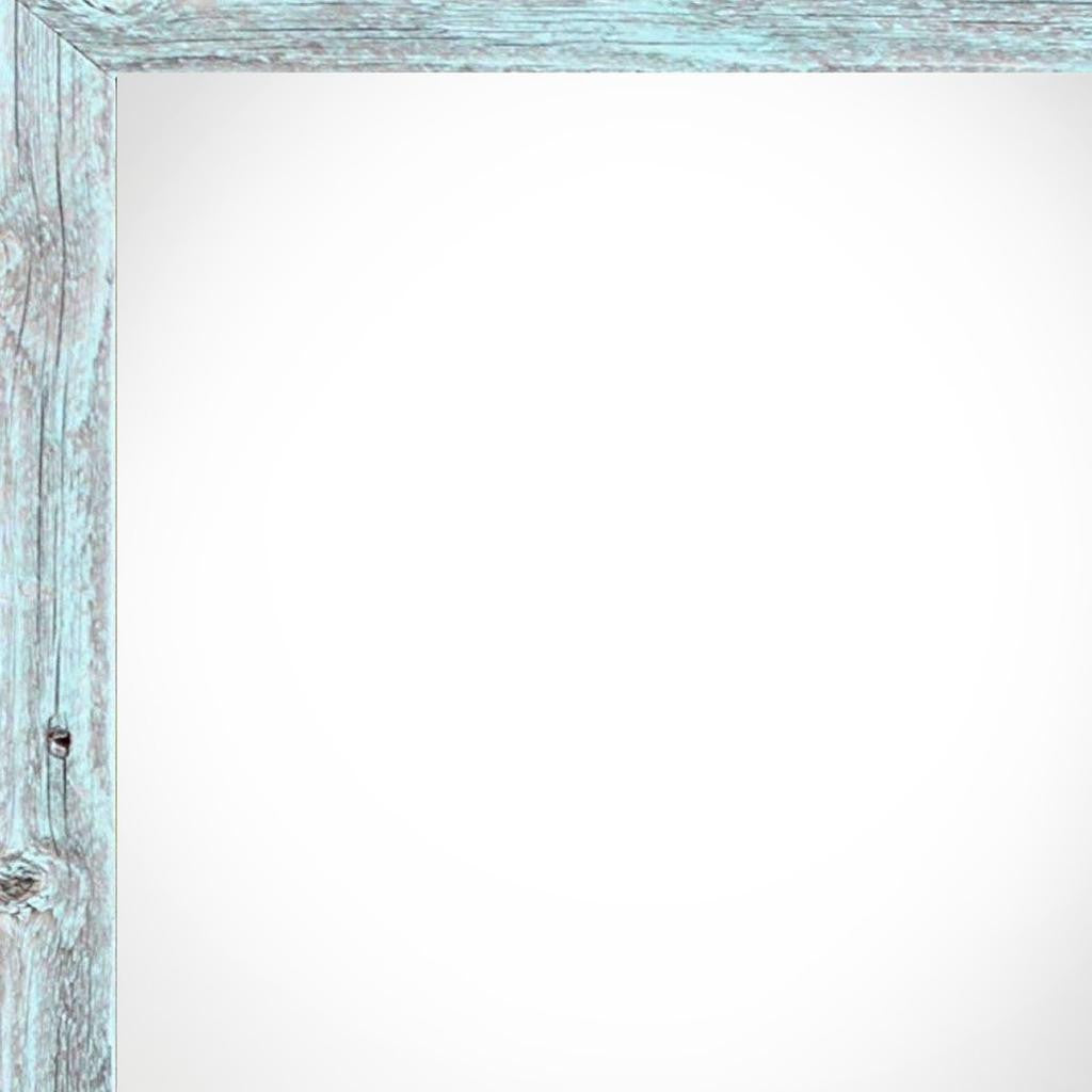 6" x 6" Blue Solid Wood Tabletop Picture Frame-3