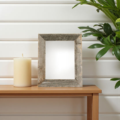 4" x 6" Gray Solid Wood Tabletop Picture Frame-1