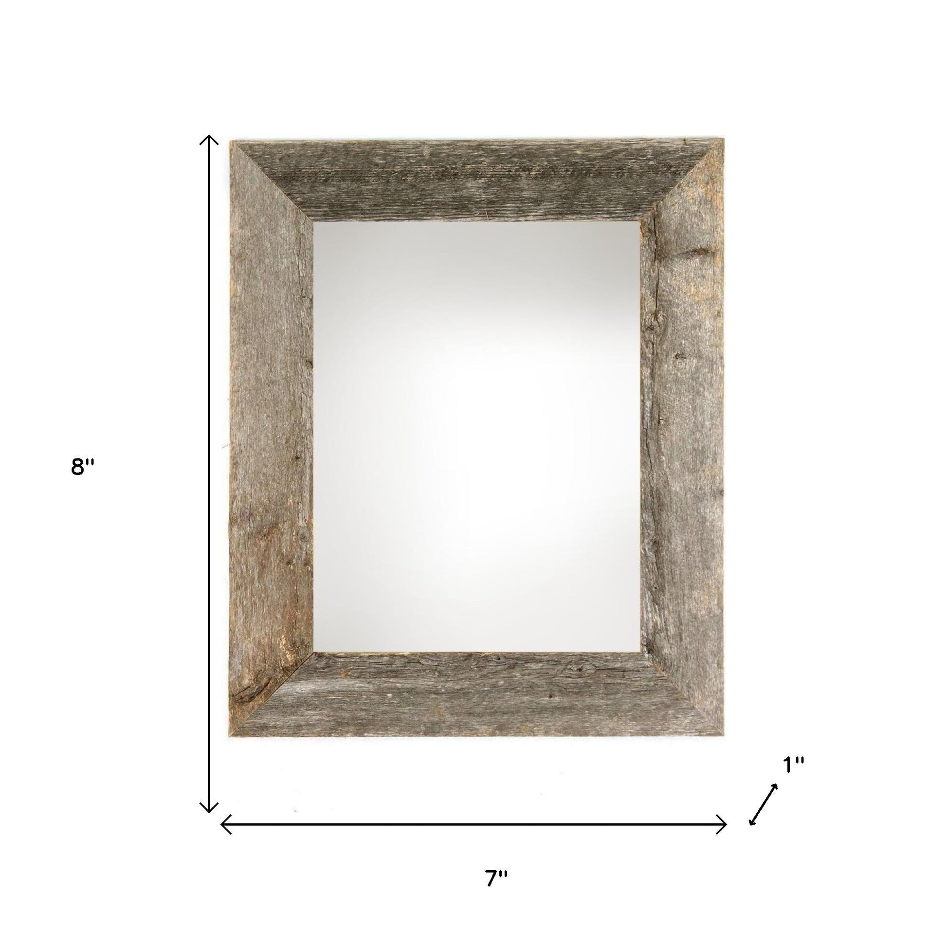 4" x 6" Gray Solid Wood Tabletop Picture Frame-6