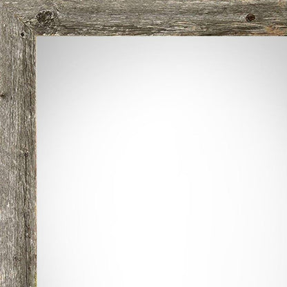13" x 19" Gray Solid Wood Hanging Picture Frame-3