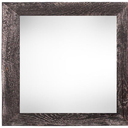 12" x 12" Black Solid Wood Tabletop Picture Frame-2
