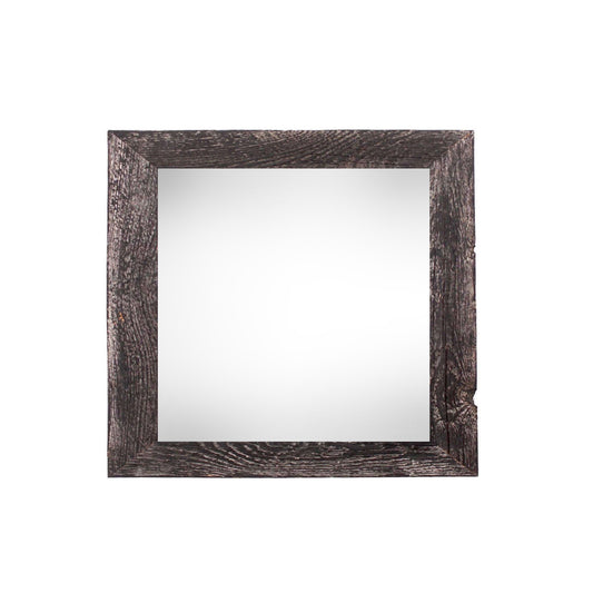 12" x 12" Black Solid Wood Tabletop Picture Frame-0