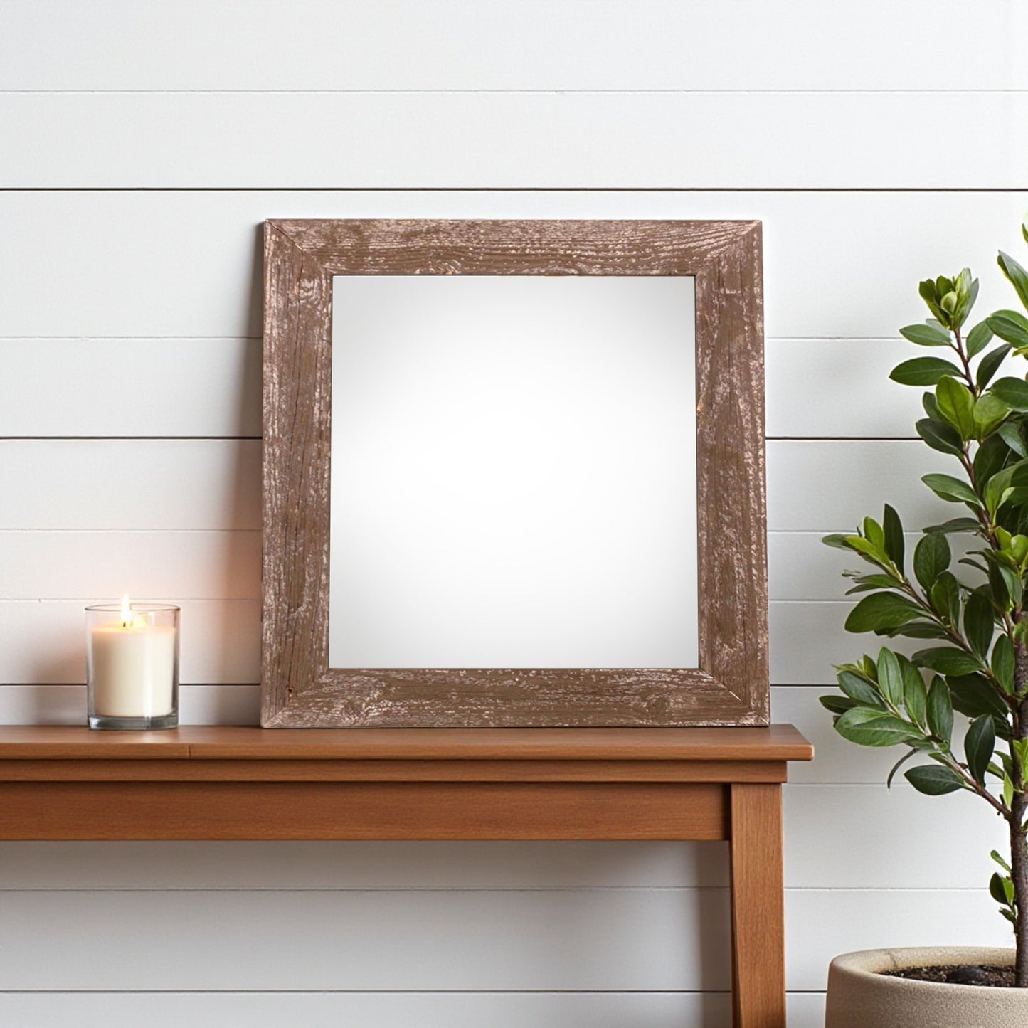 12" x 12" Espresso Solid Wood Tabletop Picture Frame-1