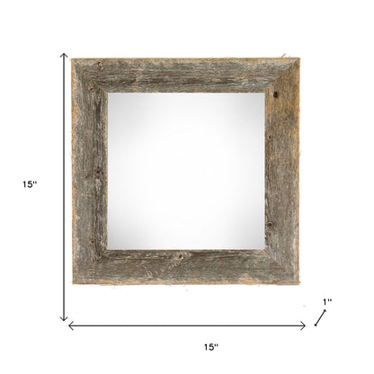 12" x 12" Gray Solid Wood Tabletop Picture Frame-6