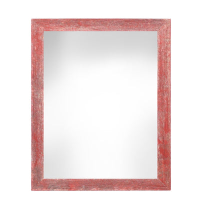 12" x 18" Red Solid Wood Hanging Picture Frame-0