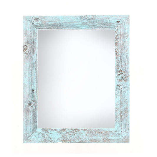 12" x 18" Blue Solid Wood Hanging Picture Frame-0