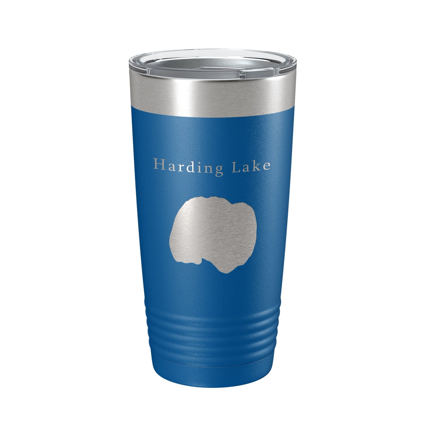 Harding Lake Map Tumbler Travel Mug Insulated Laser Engraved Coffee Cup Alaska 20 oz-6