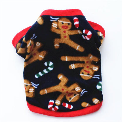 Festive Fleece Christmas Pet Costume-5