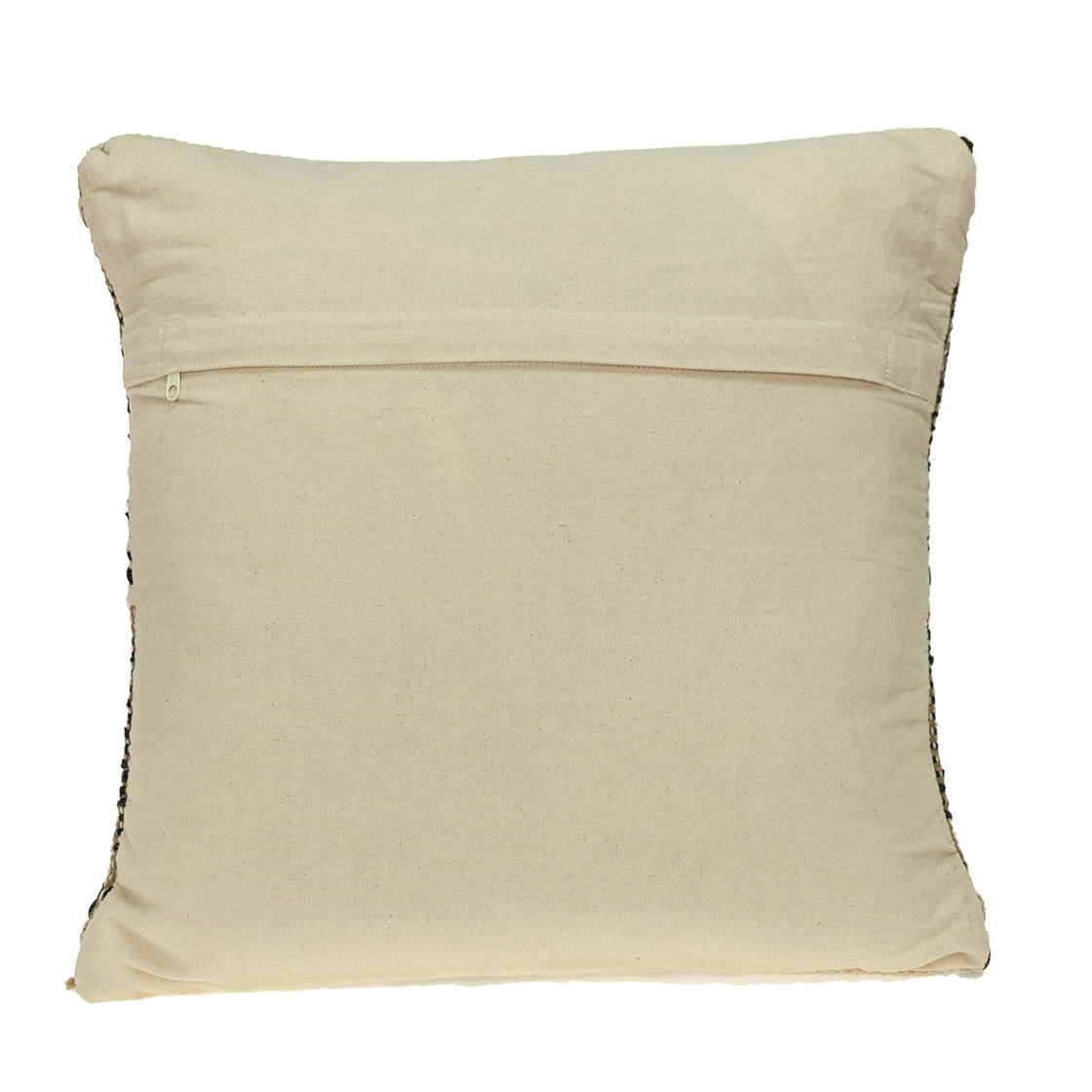Black And Sand Woven Decorative Pillow-2