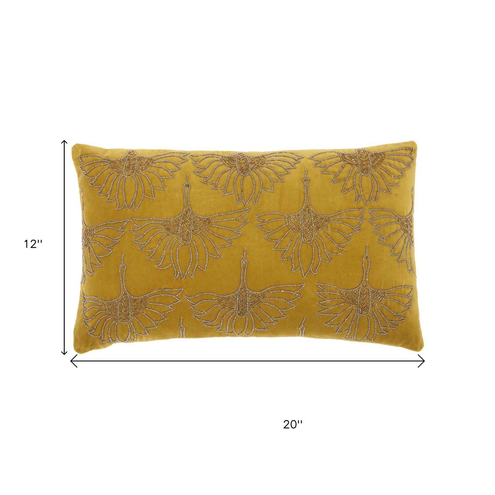 Brilliant Gold Lumbar Pillow-7