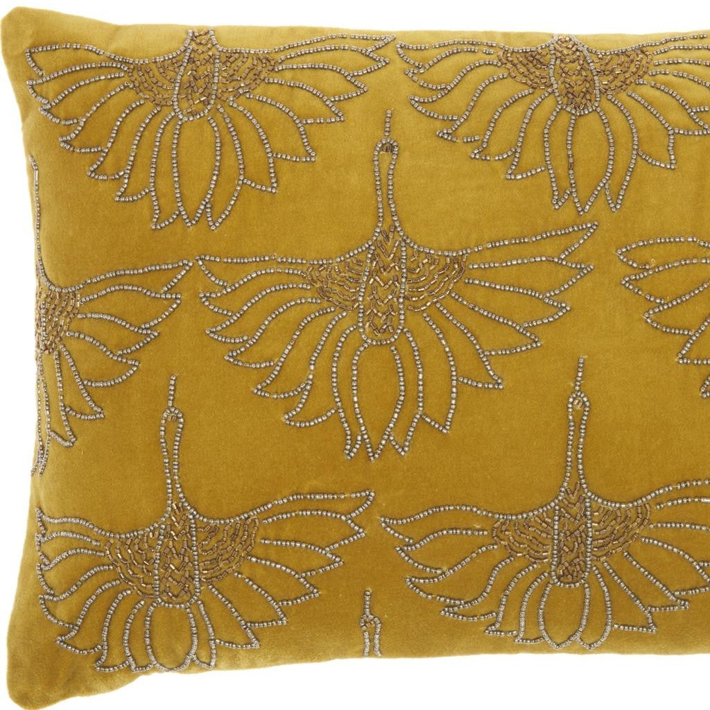 Brilliant Gold Lumbar Pillow-3