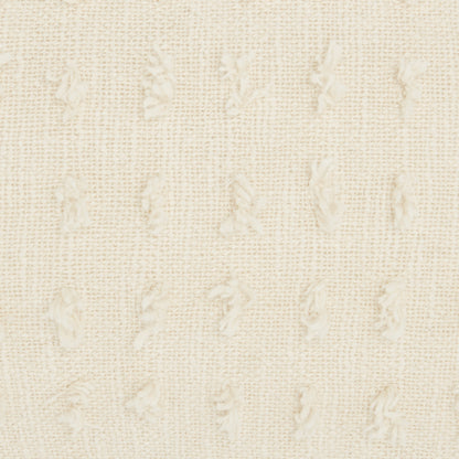 14" X 20" White Cotton Throw Pillow-7