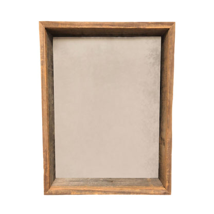 6" x 6" Gray Solid Wood Tabletop Picture Frame-2