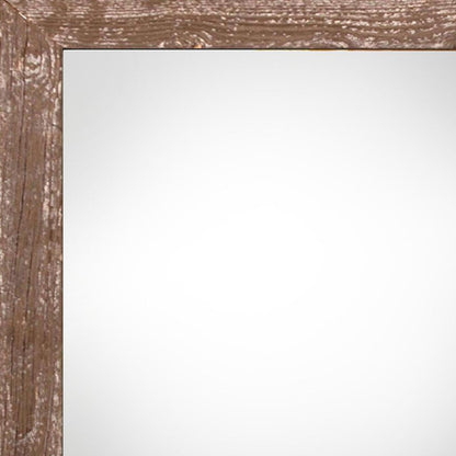10" x 10" Brown Solid Wood Hanging Picture Frame-3