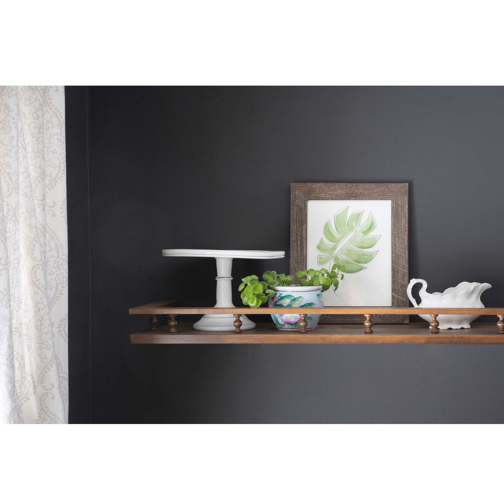 10" x 10" Brown Solid Wood Hanging Picture Frame-4