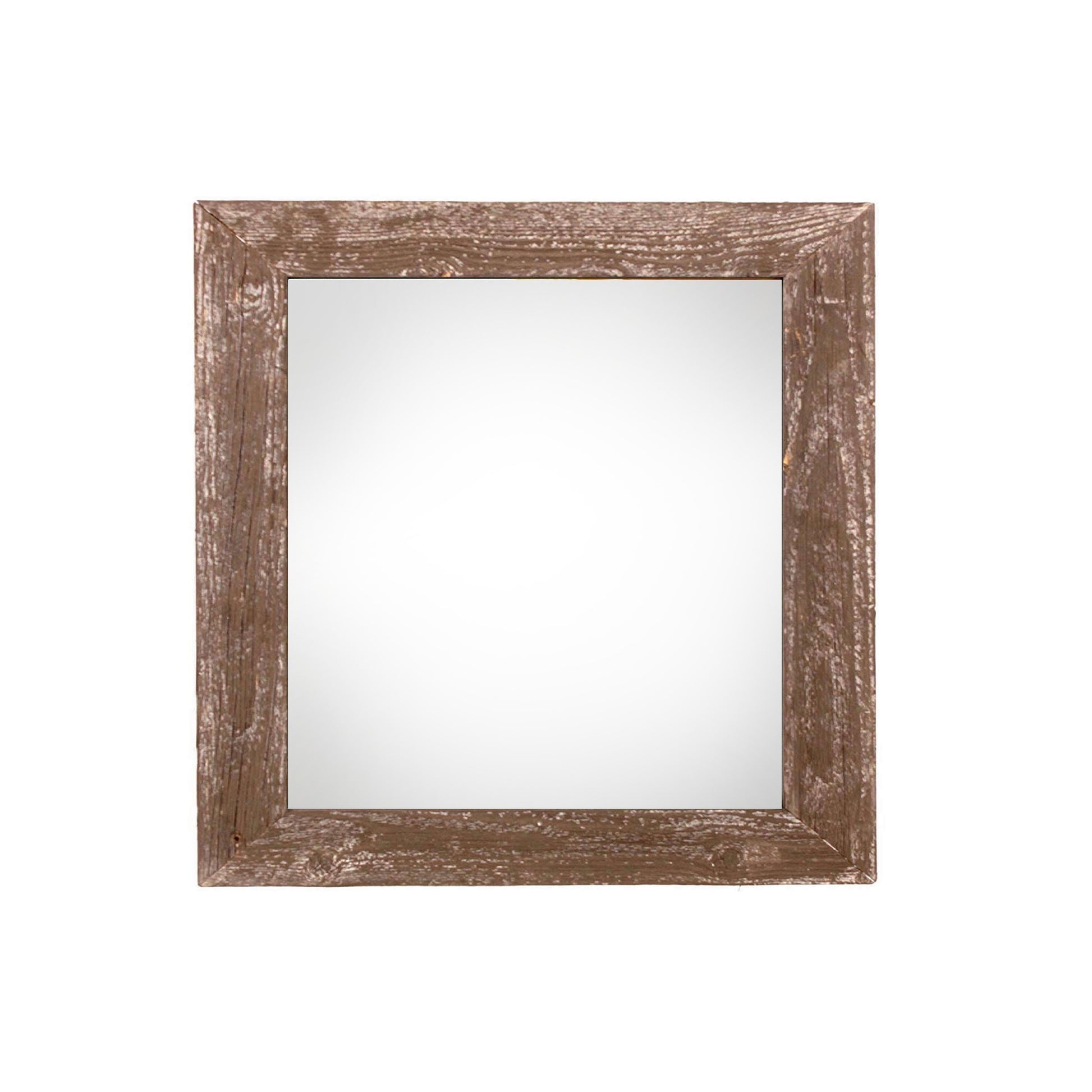 10" x 10" Brown Solid Wood Hanging Picture Frame-0