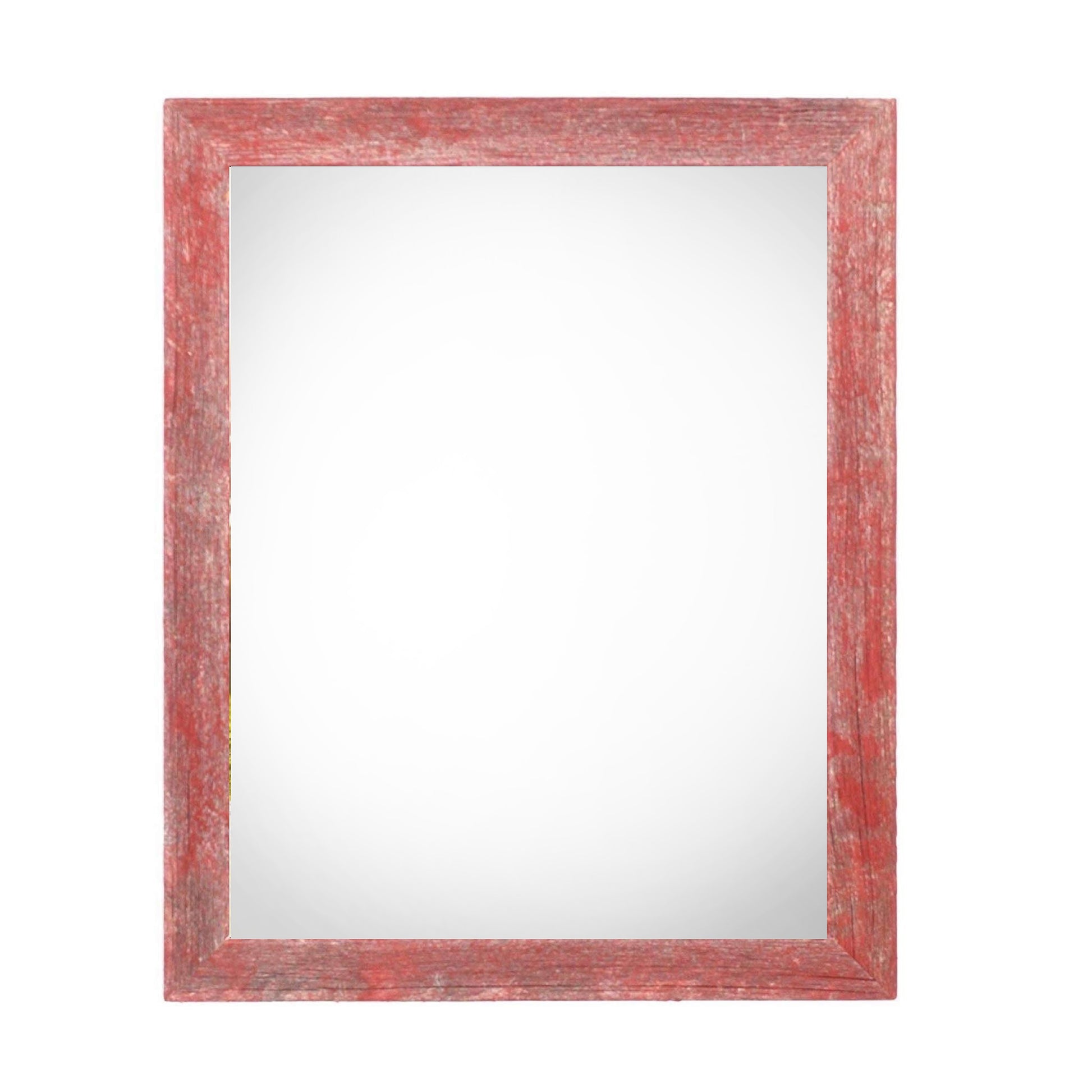 11" x 14" Red Solid Wood Hanging Picture Frame-0