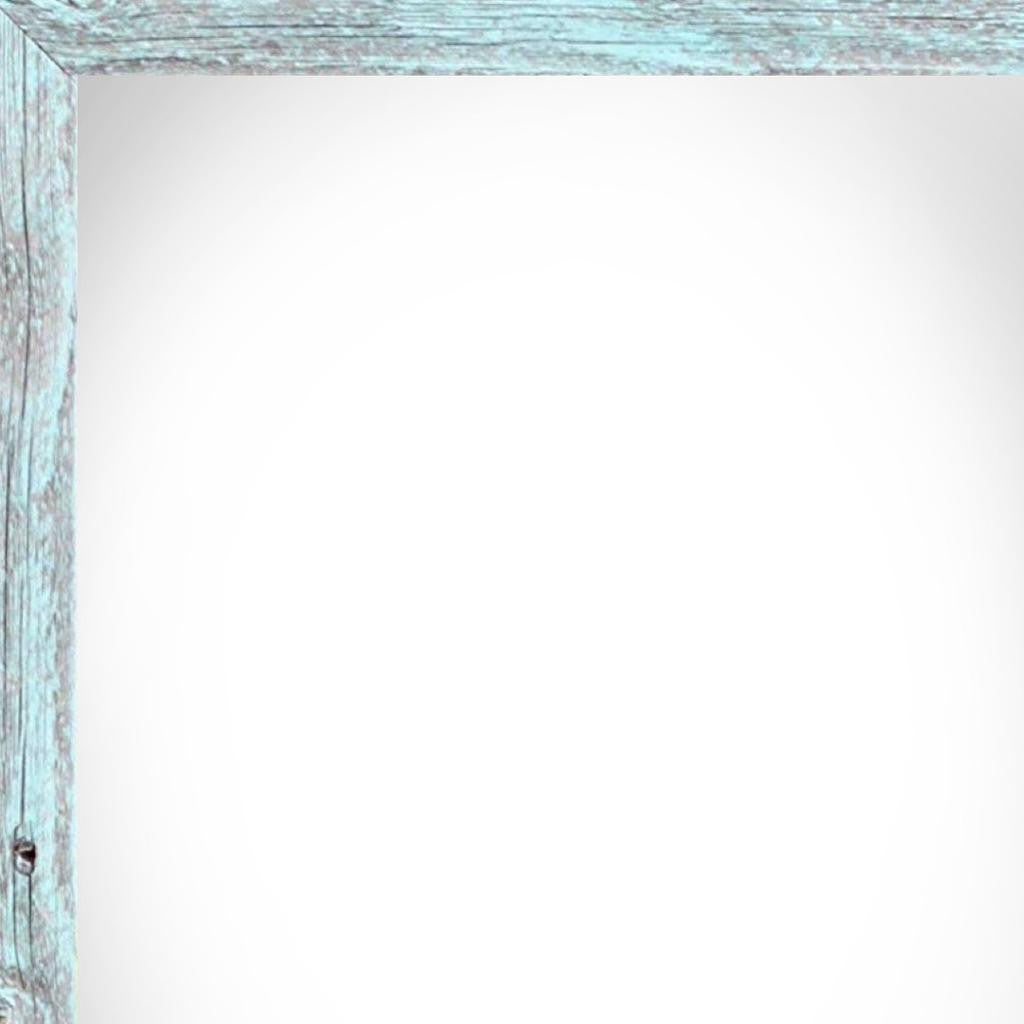 12" x 16" Blue Solid Wood Hanging Picture Frame-2