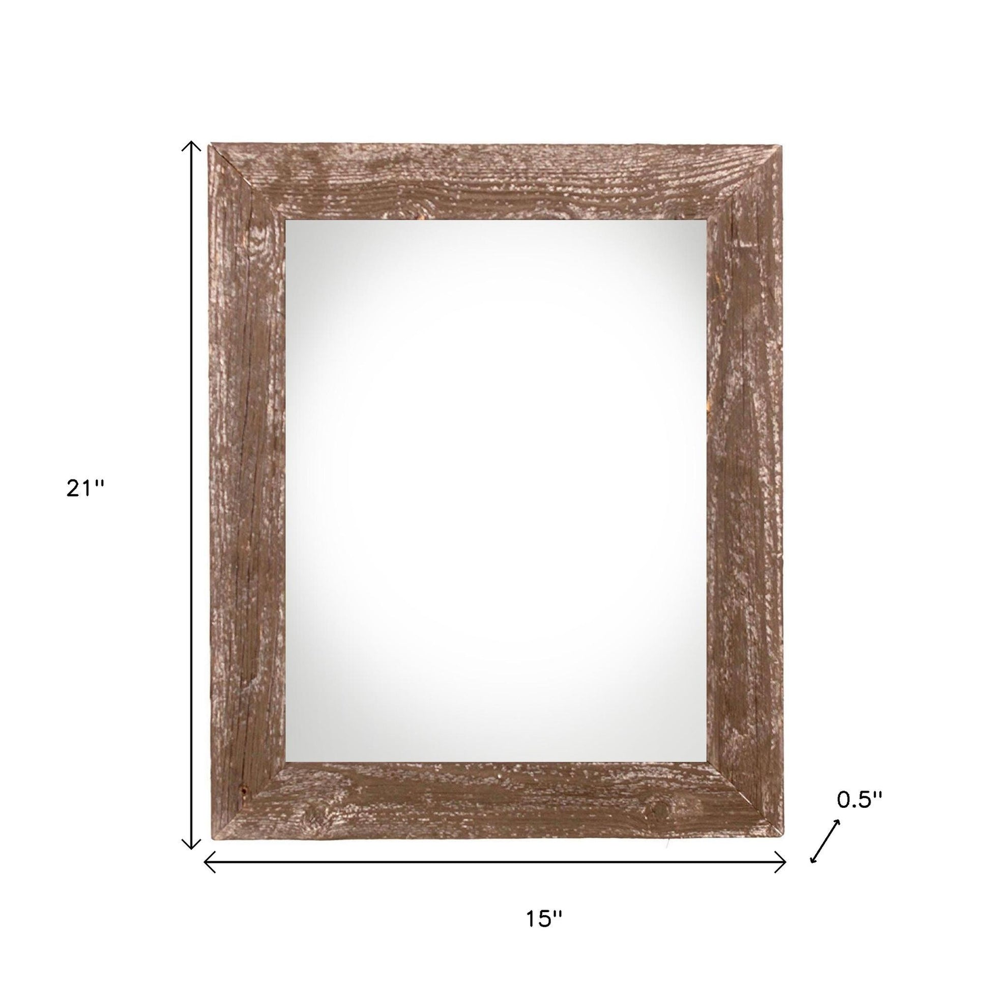 12" x 18" Brown Solid Wood Hanging Picture Frame-6