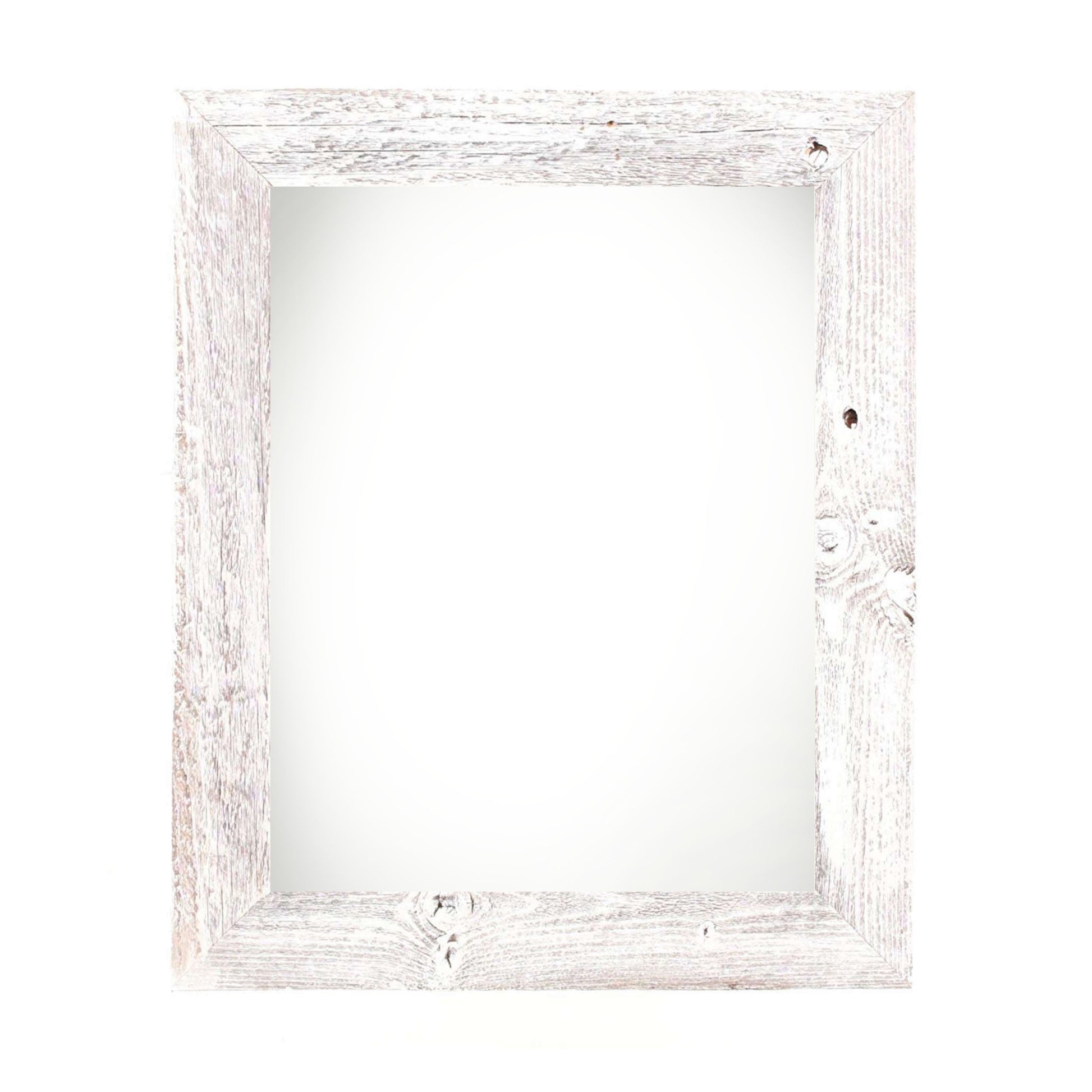 12" x 18" White Solid Wood Hanging Picture Frame-0