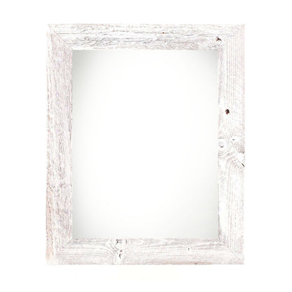 12" x 18" White Solid Wood Hanging Picture Frame-0