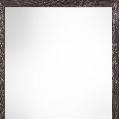 12" x 24" Black Solid Wood Hanging Picture Frame-2