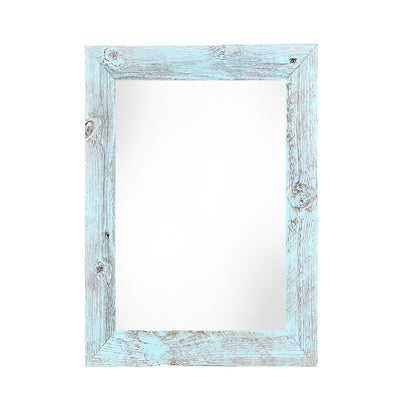 12" x 24" Blue Solid Wood Hanging Picture Frame-0
