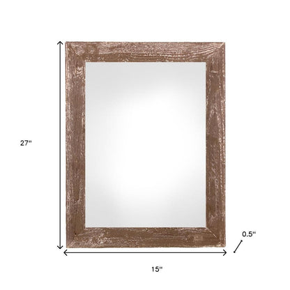 12" x 24" Espresso Solid Wood Hanging Picture Frame-5