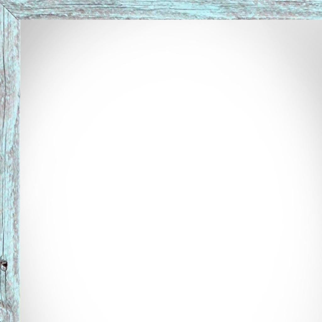 20" x 24" Blue Solid Wood Hanging Picture Frame-3