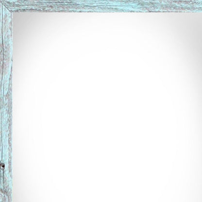 20" x 24" Blue Solid Wood Hanging Picture Frame-3