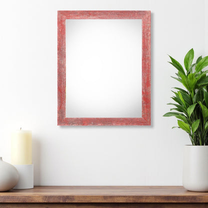 20" x 24" Red Solid Wood Hanging Picture Frame-1