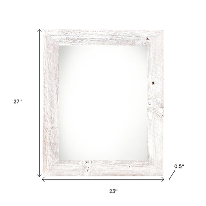 20" x 24" White Solid Wood Hanging Picture Frame-4