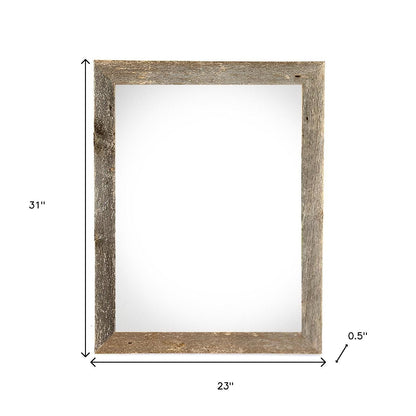 20" x 28" Gray Solid Wood Hanging Picture Frame-6