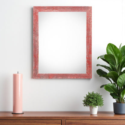 20" x 28" Red Solid Wood Hanging Picture Frame-1