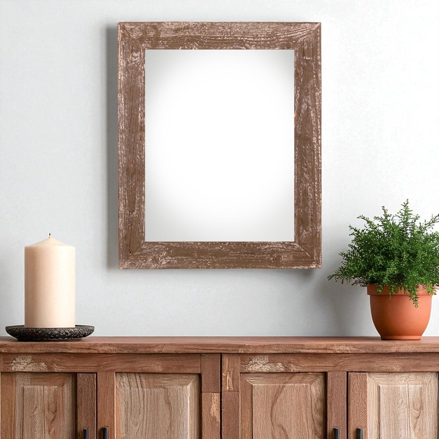 20" x 30" Espresso Solid Wood Hanging Picture Frame-1