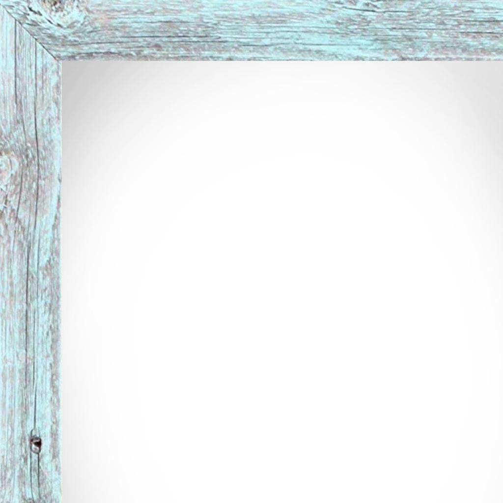 22" x 28" Blue Solid Wood Hanging Picture Frame-2