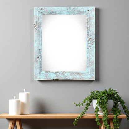 24" x 30" Blue Solid Wood Hanging Picture Frame-1