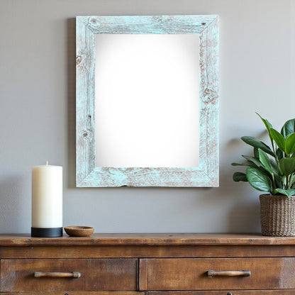 24" x 36" Blue Solid Wood Hanging Picture Frame-1