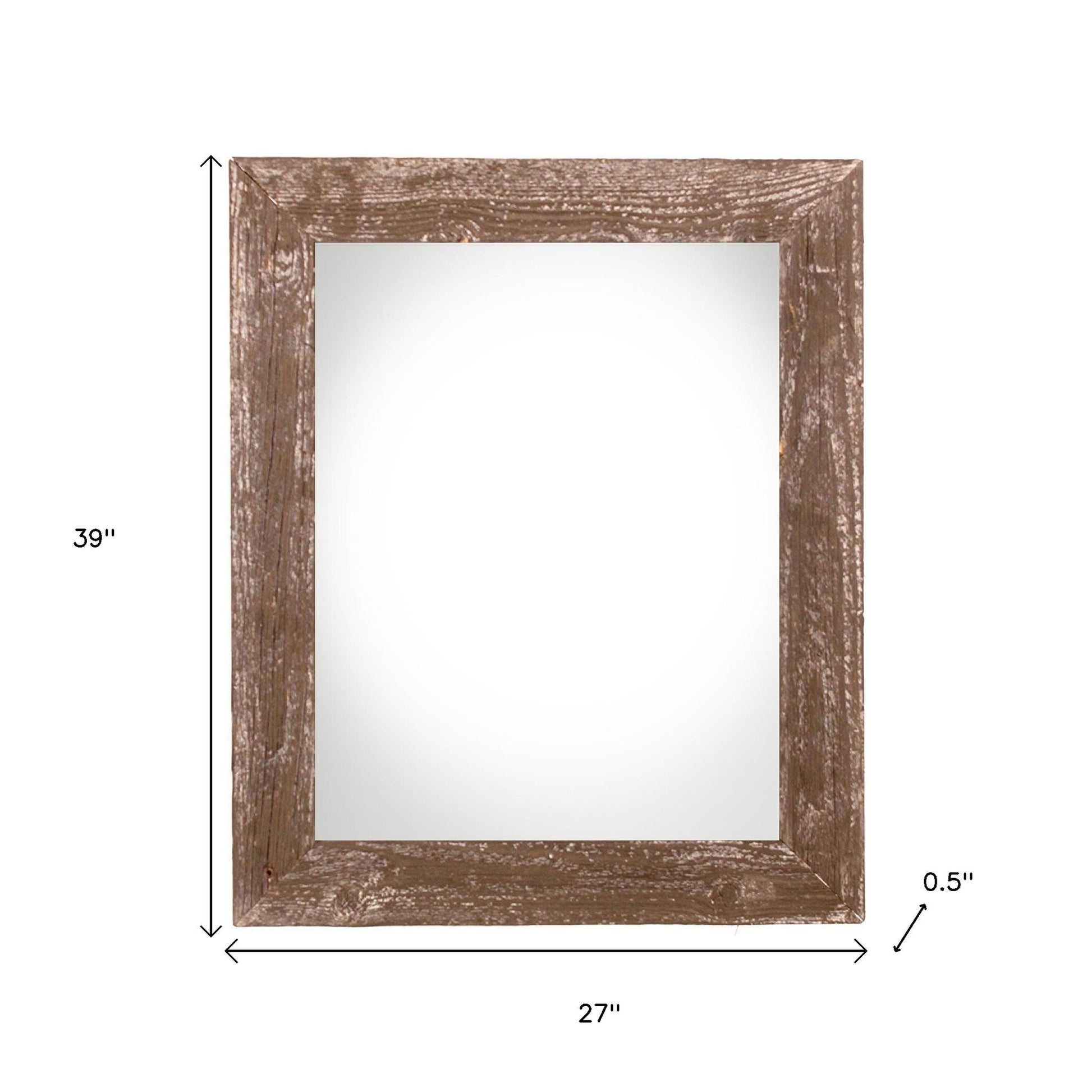 24" x 36" Espresso Solid Wood Hanging Picture Frame-6