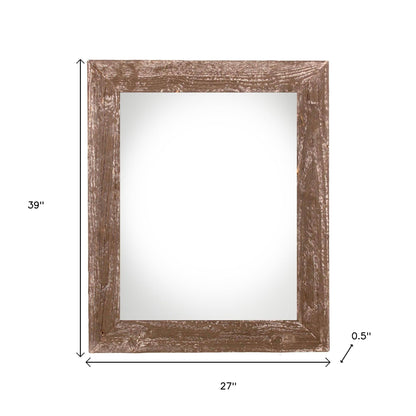 24" x 36" Espresso Solid Wood Hanging Picture Frame-6