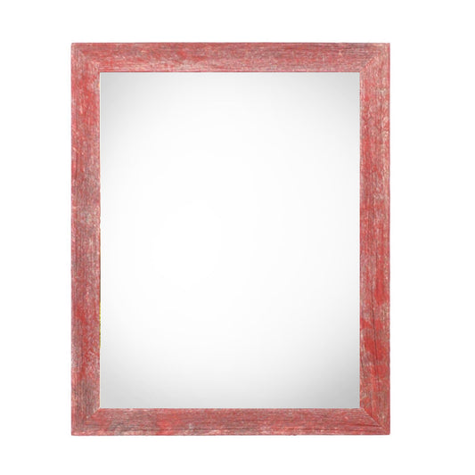 4" x 6" Red Solid Wood Tabletop Picture Frame-0