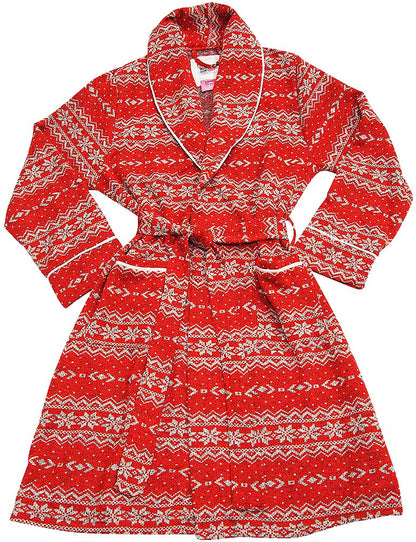 B.O.P.J. - Ladies Long Sleeve Fleece Robe-5